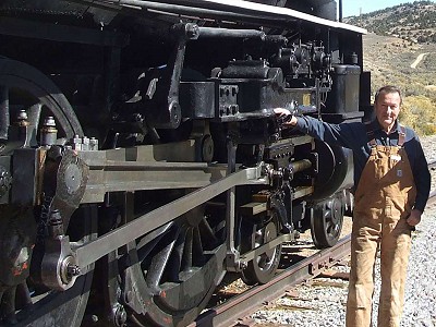 The day I operated Nevada Northern Railway #40. Watch “Sons of the CPR” for the full story. Credit: David Raby